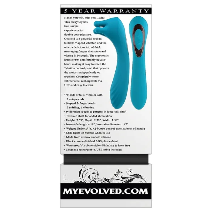 Vibrators EVOLVED Evolved Heads Or Tails
