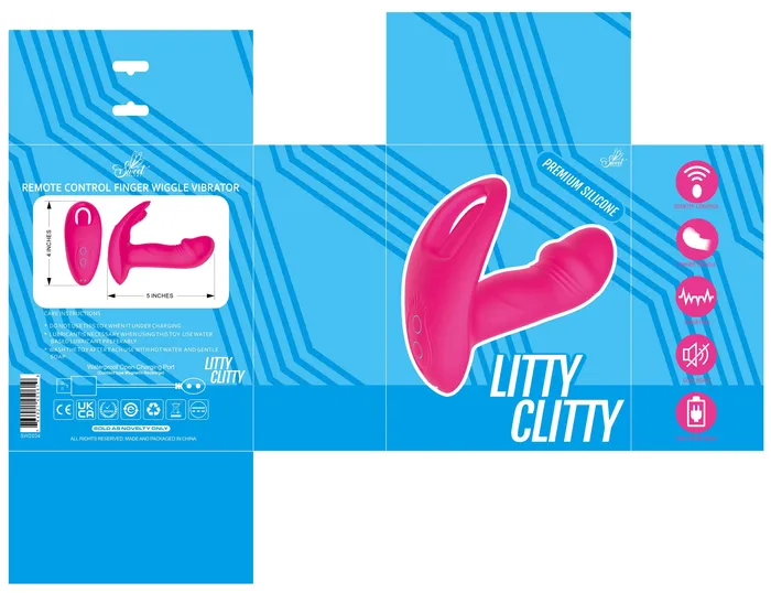Vibrators Sweet Dreams Litty Clitty Wearable Vibrator Advanced Ergonomic and Discreet Pleasure