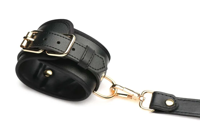 XR Brands Couples Strict Bondage Harness with Bows Black XL2XL
