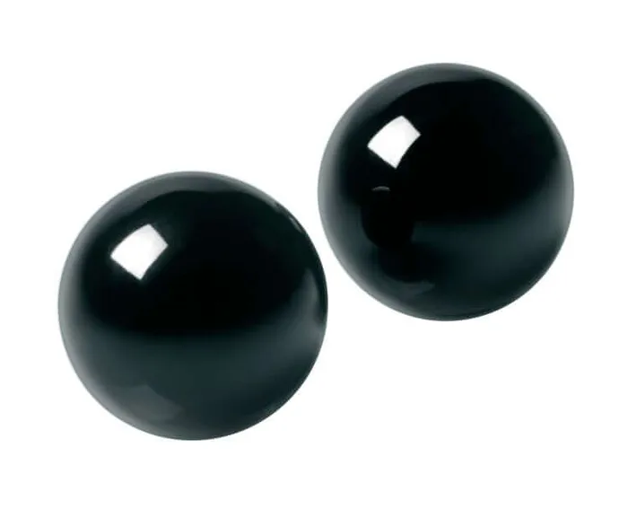 XR Brands Master Series Jaded Glass Ben Wa Balls Exquisite Sensuality and Strength Dildos