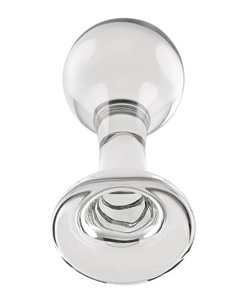 Anal Gender X Gender X The Baller Glass Plug Clear Anal Gender X Gender X The Baller Glass Plug Clear