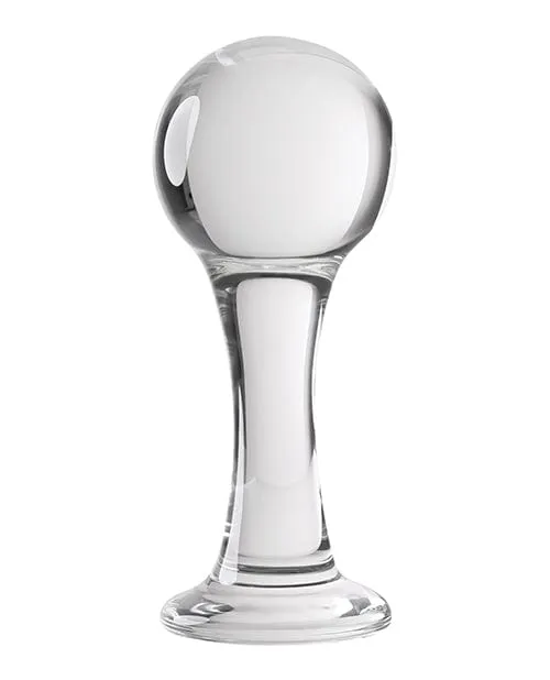 Anal Gender X Gender X The Baller Glass Plug Clear Anal Gender X Gender X The Baller Glass Plug Clear