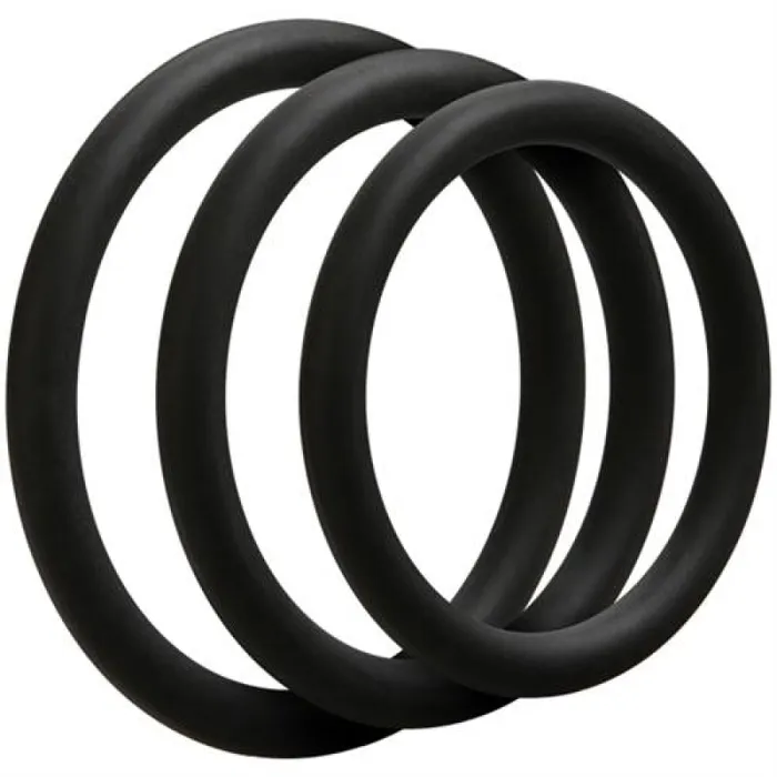 Anal Optimale 3 C Ring Set Thin Black Doc Johnson Anal Optimale 3 C Ring Set Thin Black Doc Johnson