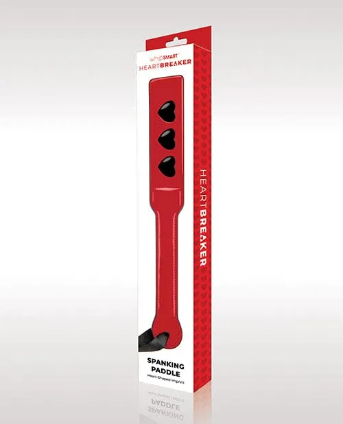 Anal Whipsmart Heartbreaker Spanking Paddle Black Red XGEN