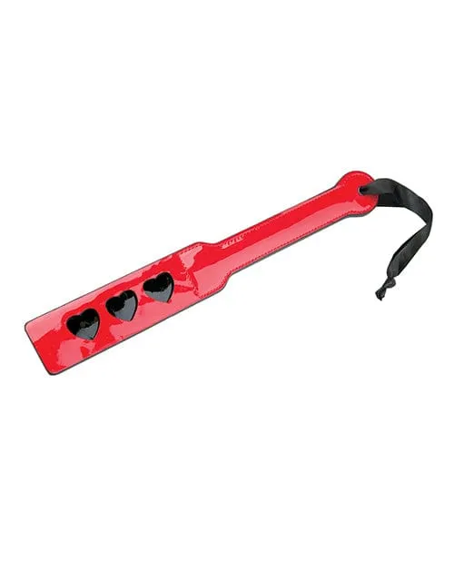 Anal Whipsmart Heartbreaker Spanking Paddle Black Red XGEN Anal Whipsmart Heartbreaker Spanking Paddle Black Red XGEN