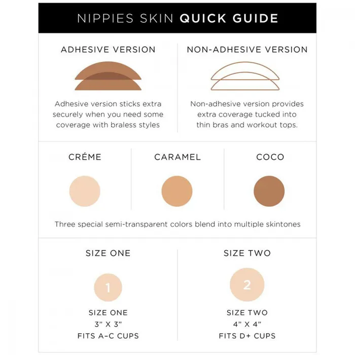 BSix Female Sex Toys Nippies Nipple Cover Size 1