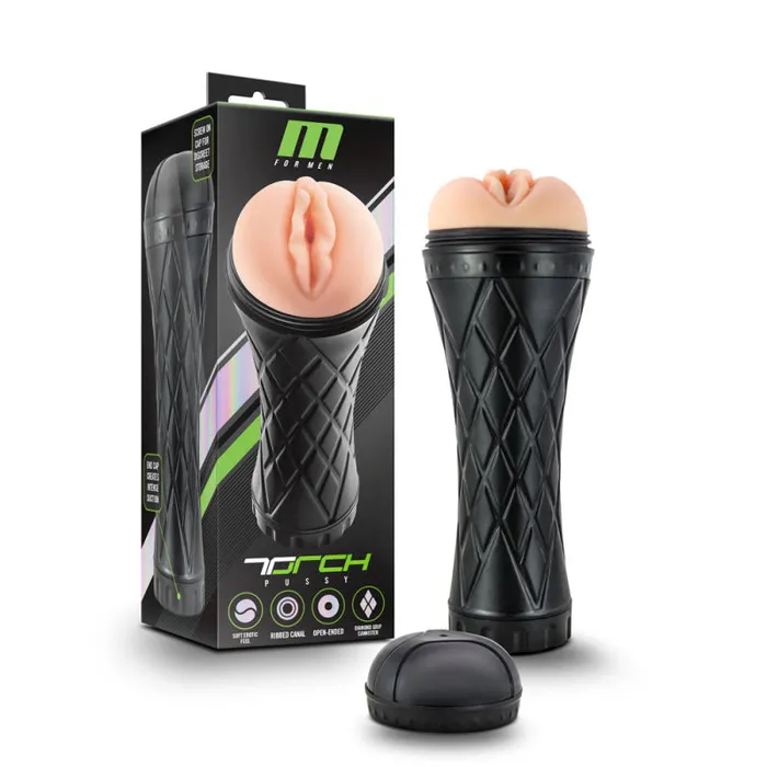 Blush Novelties M for Men the Torch Pussy Vanilla Male Sex Toys Blush Novelties M for Men the Torch Pussy Vanilla Male Sex Toys