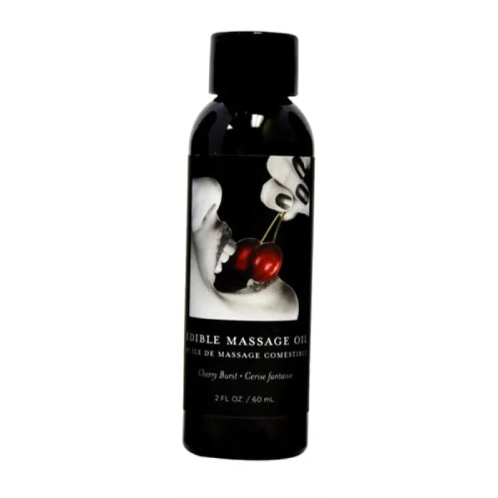 Cherry Edible Massage Oil 2 Oz Earthly Body Couples