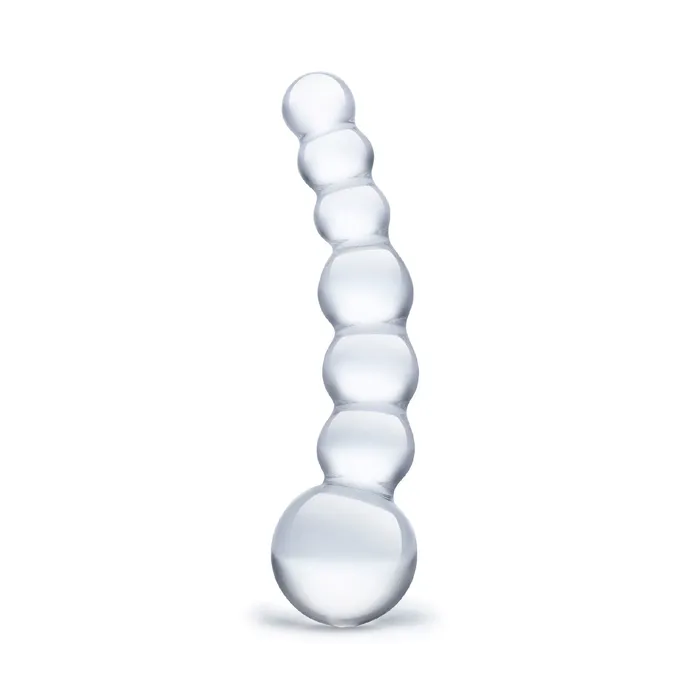Curved Glass Anal Beads Gls Anal