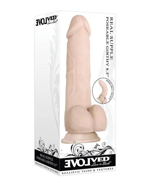 Dildos Evolved Real Supple Poseable Girthy Evolved Novelties