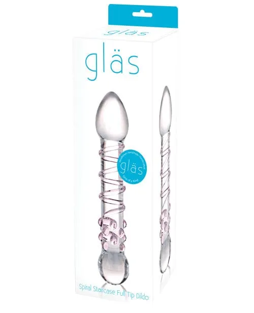 Dildos Glas Glas Spiral Staircase Full Tip Glass Dildo