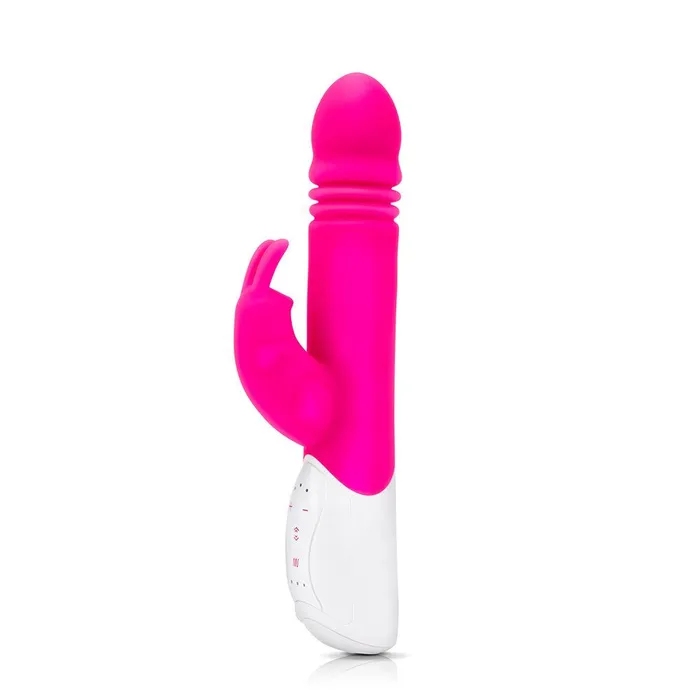 Female Sex Toys Rabbit Essentials Thrusting Rabbit Vibrator with GSpot Stimulation