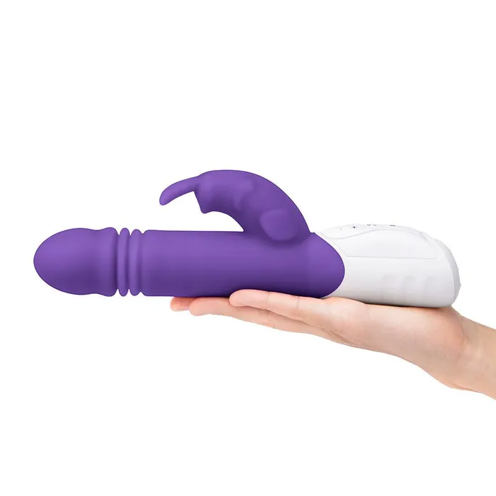 Female Sex Toys Rabbit Essentials Thrusting Rabbit Vibrator with GSpot Stimulation