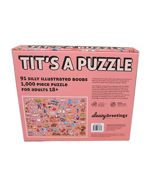 Good Egg Greetings LLC Tits A Puzzle 1000 Piece Boob Themed Puzzle Couples Good Egg Greetings LLC Tits A Puzzle 1000 Piece Boob Themed Puzzle Couples