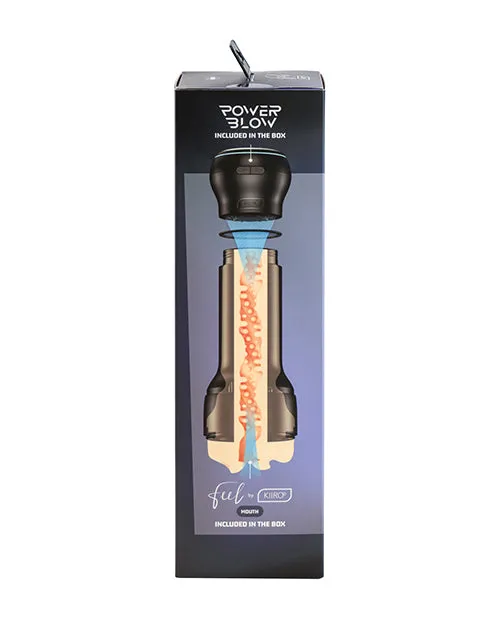 Kiiroo Kiiroo Feel Mouth PowerBlow Stroker Combo Set Pale Male Sex Toys Kiiroo Kiiroo Feel Mouth PowerBlow Stroker Combo Set Pale Male Sex Toys
