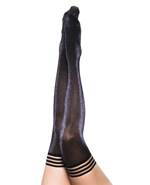 Kixies Kaylee Grey Shimmer Thigh High Kixies Vibrators