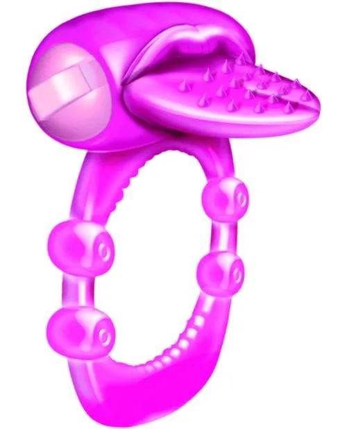 Nubby Tongue Xtreme Vibrating Pleasure Ring Hott Products Male Sex Toys Nubby Tongue Xtreme Vibrating Pleasure Ring Hott Products Male Sex Toys