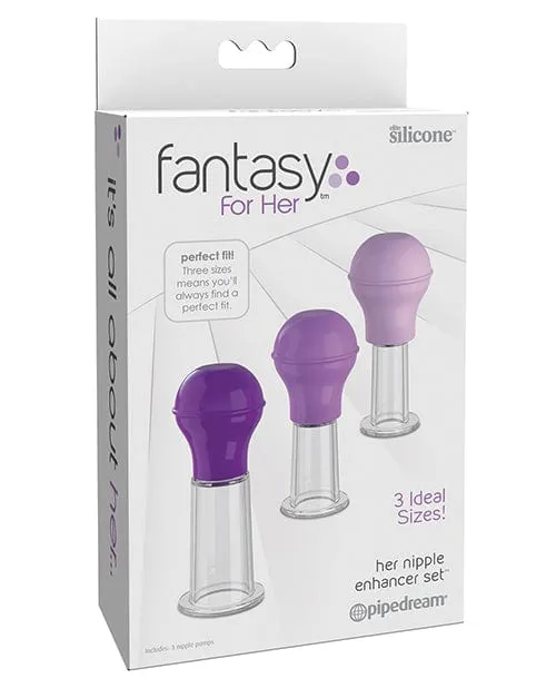 Pipedream Products Anal Fantasy For Her Nipple Enhancer Set Purple