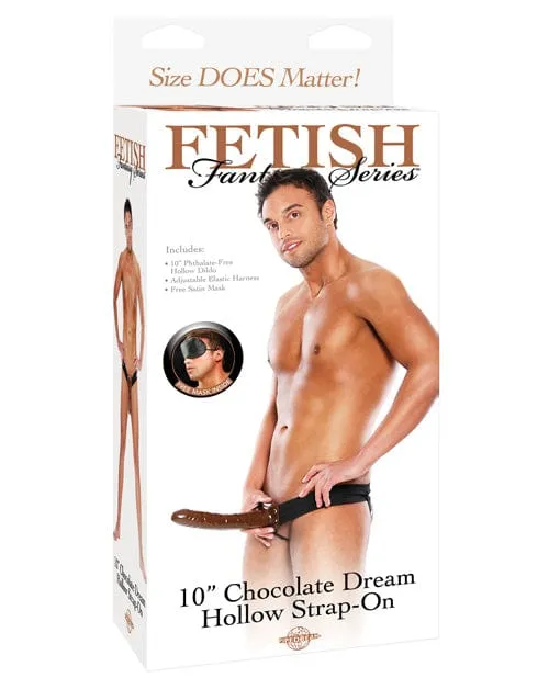 Pipedream Products Fetish Fantasy Series 10 Chocolate Dream Hollow Strap On Female Sex Toys Pipedream Products Fetish Fantasy Series 10 Chocolate Dream Hollow Strap On Female Sex Toys