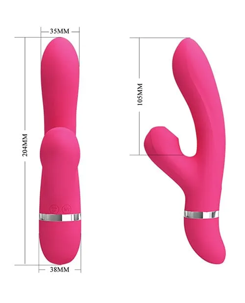 Pretty Love Vibrators Pretty Love Willow Sucking Rabbit Pink Pretty Love Vibrators Pretty Love Willow Sucking Rabbit Pink
