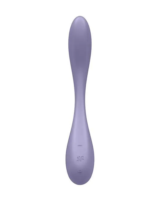 Satisfyer Vibrators Satisfyer Gspot Flex 5 Connect App Lilac Petrol 77 Inch