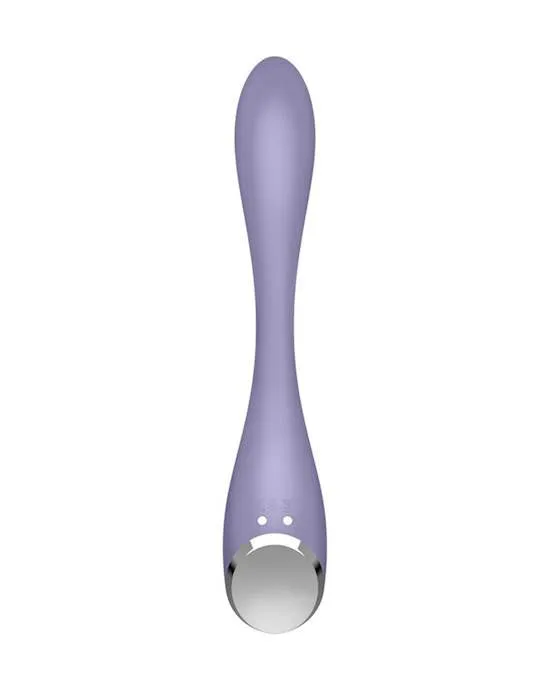 Satisfyer Vibrators Satisfyer Gspot Flex 5 Connect App Lilac Petrol 77 Inch
