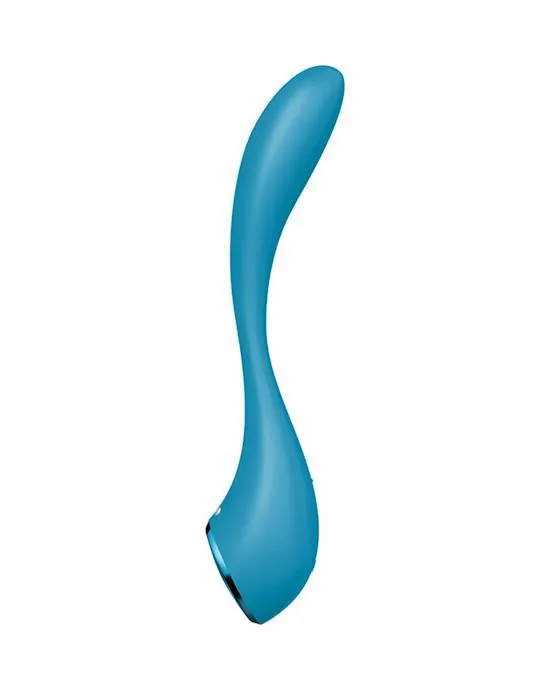 Satisfyer Vibrators Satisfyer Gspot Flex 5 Connect App Lilac Petrol 77 Inch