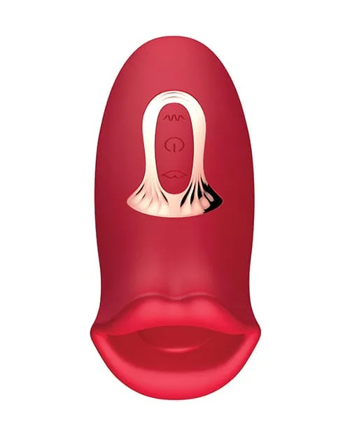 SECWELL Vibrators Big Bite Mouth Vibration Biting Red
