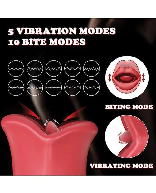 SECWELL Vibrators Big Bite Mouth Vibration Biting Red SECWELL Vibrators Big Bite Mouth Vibration Biting Red