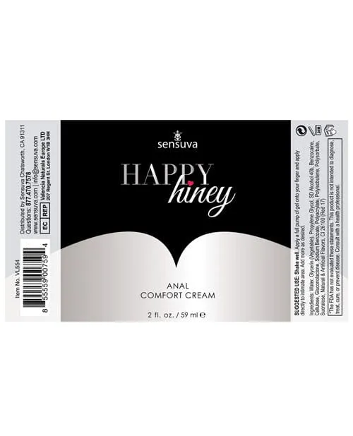 Sensuva Valencia Naturals Anal Sensuva Happy Hiney Anal Comfort Cream 2 Oz Sensuva Valencia Naturals Anal Sensuva Happy Hiney Anal Comfort Cream 2 Oz
