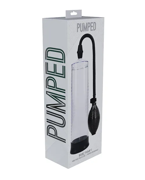 Shots Pumped Basic Pump 1 Water Resistant Penis Pump Translucent Shots America Male Sex Toys Shots Pumped Basic Pump 1 Water Resistant Penis Pump Translucent Shots America Male Sex Toys