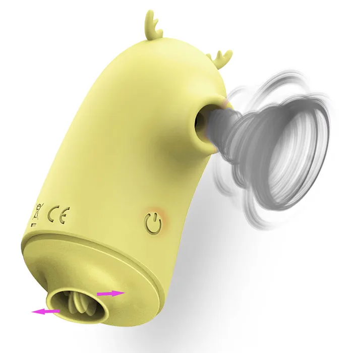 Touch Honey Male Sex Toys Lovely Clit Sucker and Vibrating Tongue Licker C5