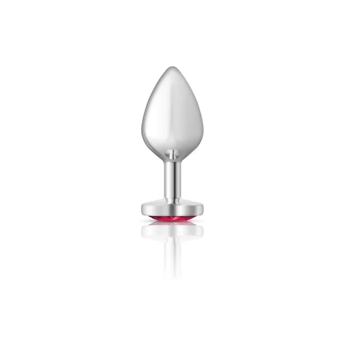 Viben Anal Cheeky Charms Silver Metal Butt Plug Heart Bright Pink Medium Viben Anal Cheeky Charms Silver Metal Butt Plug Heart Bright Pink Medium