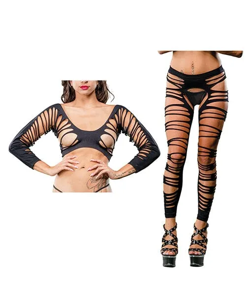 Vibrators Beverly Hills Naughty Girl Beverly Hills Naughty Girl Crotchless Side Straps Leggings One Size Fits Most