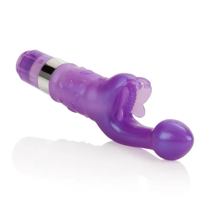 Vibrators CalExotics 9 Function Butterfly Kiss Platinum Edition Purple
