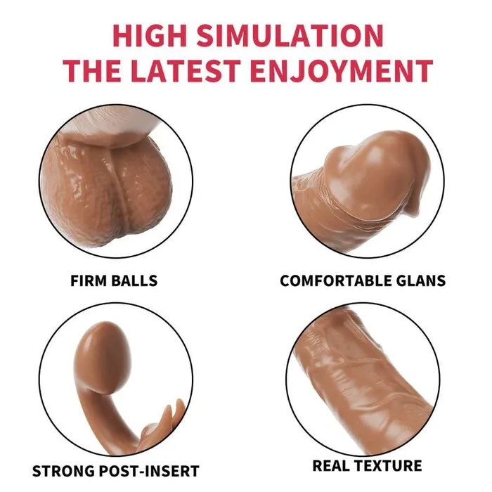 YEAIN Female Sex Toys Yeain Lesbian Strapless Strap On Dildo Vibrator