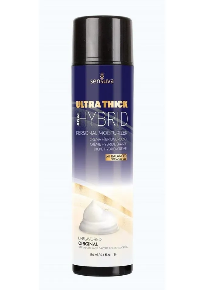 Anal Sensuva Lubricants Sensuva UltraThick Anal Hybrid Personal Moisturizer Lubricant High Ph Formula Original Unflavored