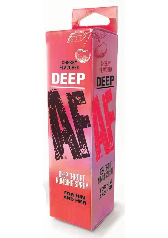 Deep AF Numbing Throat Spray Cherry AF Male Sex Toys