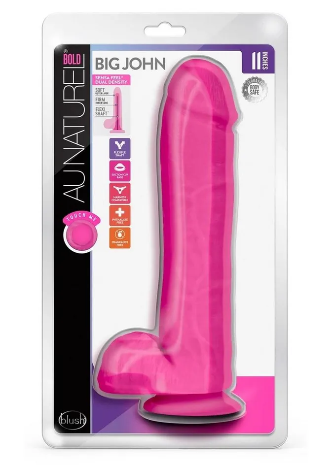 Dildos Au Naturel Au Naturel Bold Big John Dildo with Suction Cup and Balls