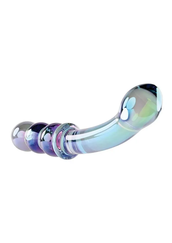 Dildos Evolved Novelties Gender X Lustrous Galaxy Wand Glass Dildo Multicolor