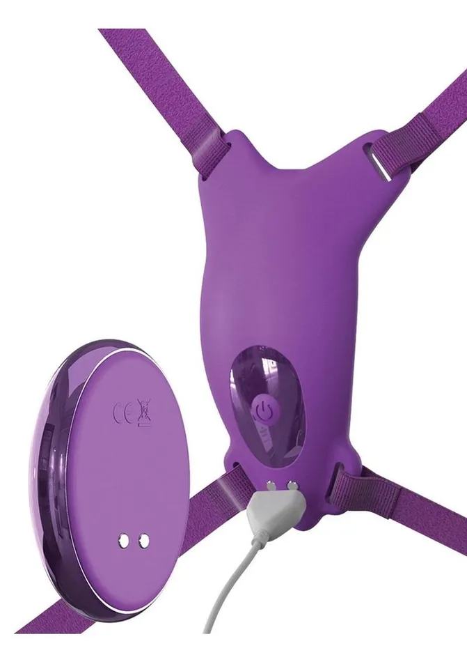Fantasy For Her Female Sex Toys Fantasy For Her Ultimate Butterfly Silicone StrapOn with Remote Control