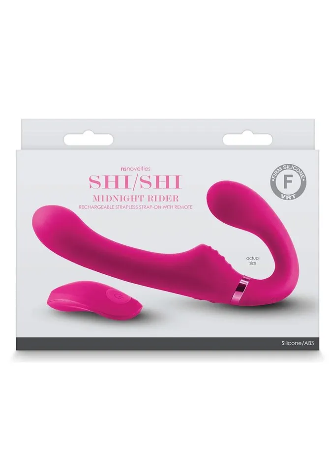 Female Sex Toys ShiShi ShiShi Midnight Rider Rechargeable Silicone Dual End Strapless StrapOn Female Sex Toys ShiShi ShiShi Midnight Rider Rechargeable Silicone Dual End Strapless StrapOn