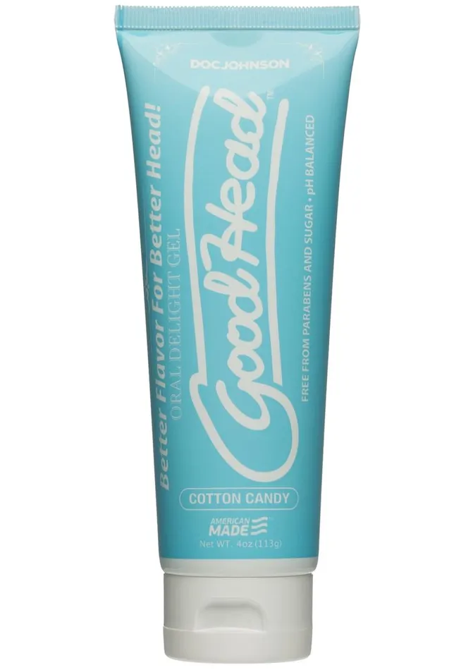 Goodhead Oral Delight Gel Flavored Cotton Candy GoodHead Enhancers