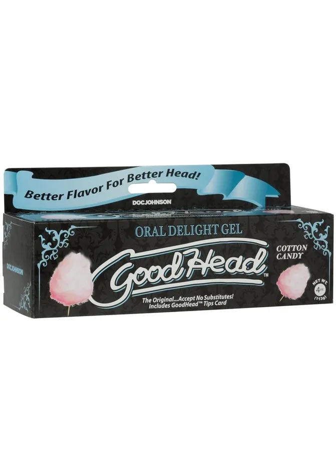 Goodhead Oral Delight Gel Flavored Cotton Candy GoodHead Enhancers Goodhead Oral Delight Gel Flavored Cotton Candy GoodHead Enhancers