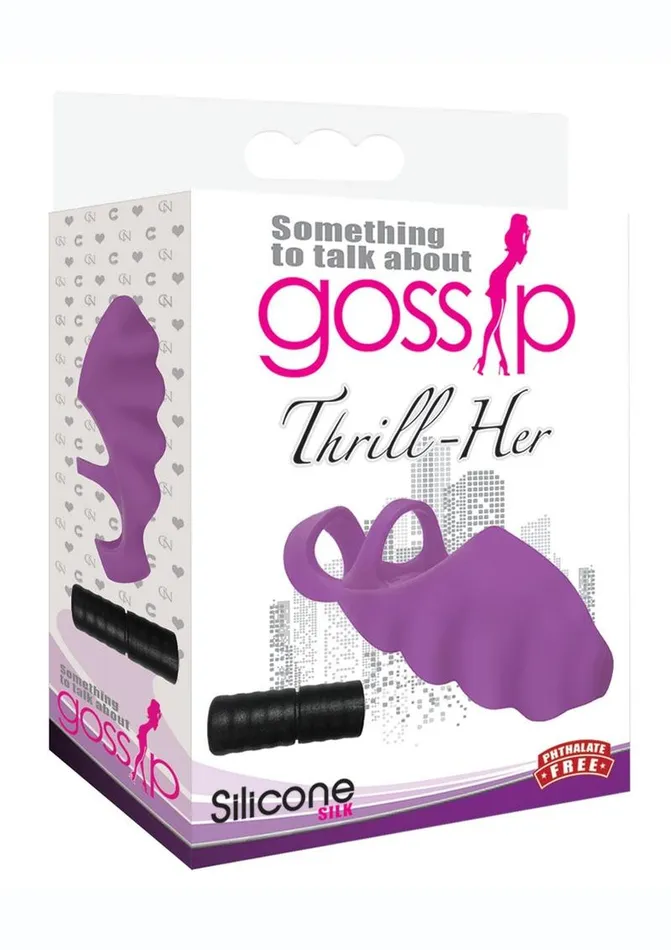 Gossip Female Sex Toys Gossip ThrillHer Silicone Finger Vibrator
