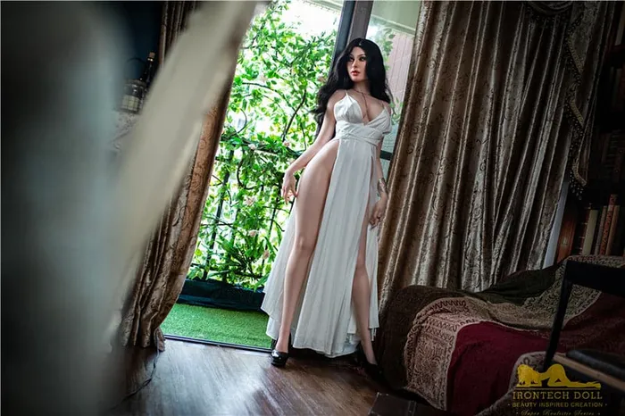 Irontech Doll Male Sex Toys 165cm5ft5 Gcup Charming Big Boobs Brunette Full Silicone Sex Doll