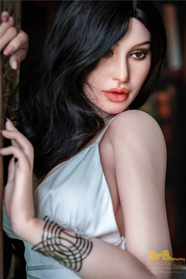 Irontech Doll Male Sex Toys 165cm5ft5 Gcup Charming Big Boobs Brunette Full Silicone Sex Doll