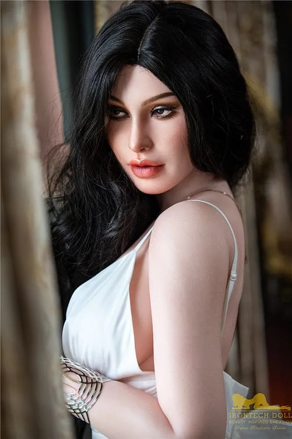 Irontech Doll Male Sex Toys 165cm5ft5 Gcup Charming Big Boobs Brunette Full Silicone Sex Doll