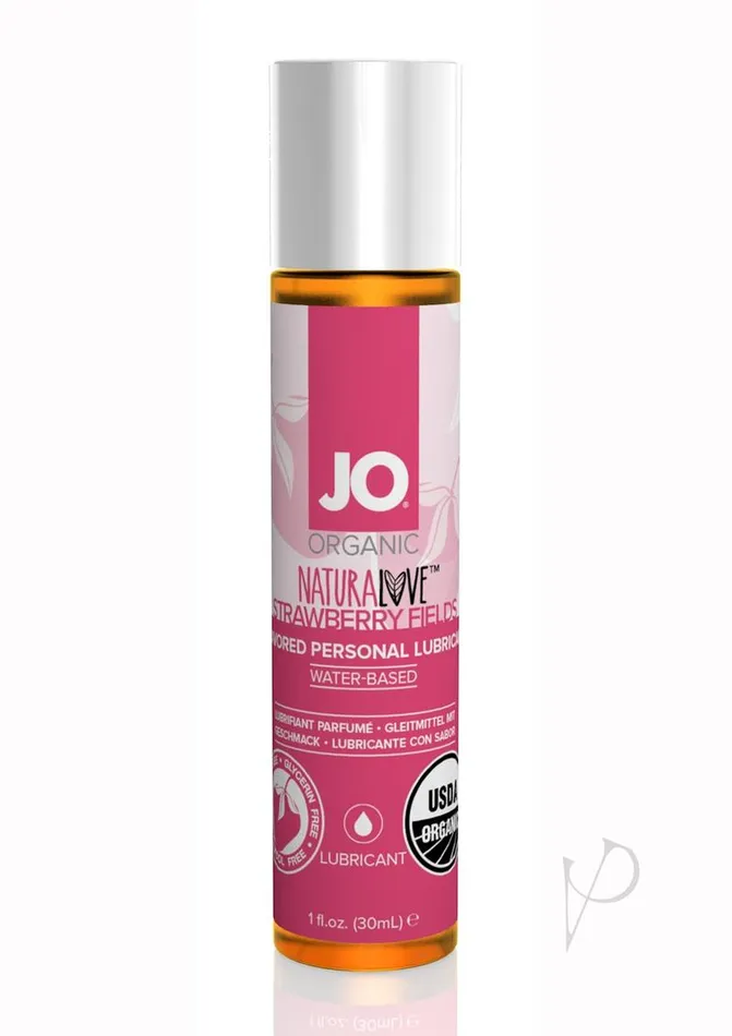 JO Naturalove Water Based Organic Lubricant Strawberry Fields System JO Lubricants JO Naturalove Water Based Organic Lubricant Strawberry Fields System JO Lubricants