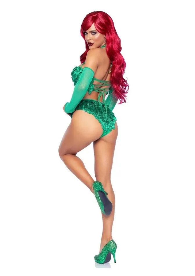 Leg Avenue Female Sex Toys Leg Avenue Poison Temptress Leafy Halter Top with Corset Lace Up Back Leafy Panty and Sleeves Leg Avenue Female Sex Toys Leg Avenue Poison Temptress Leafy Halter Top with Corset Lace Up Back Leafy Panty and Sleeves